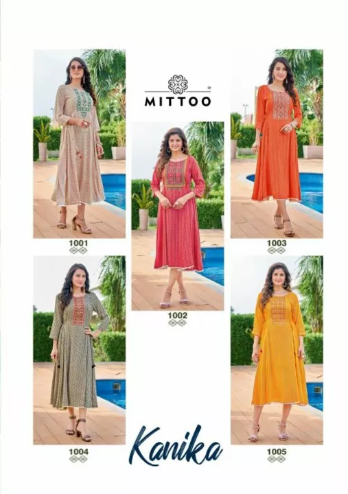Mittoo Kanika Fancy Designer Kurti Collection uploaded by Cottonduniya on 2/8/2023