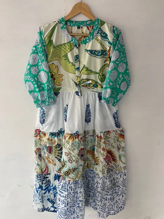 Blockprint pure cotton dress  uploaded by Enthic Blockprint jaipur on 2/8/2023