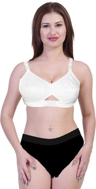 Women cotton bra panty uploaded by Lalit Singh Fashion Hub (OPC) Pvt. Ltd. on 2/8/2023
