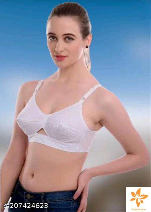 Women cotton bra uploaded by business on 2/8/2023