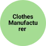 Business logo of Clothes manufacturer