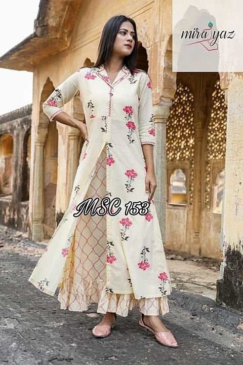 Kurti plazzo uploaded by Dhani online shopping mart on 7/7/2020