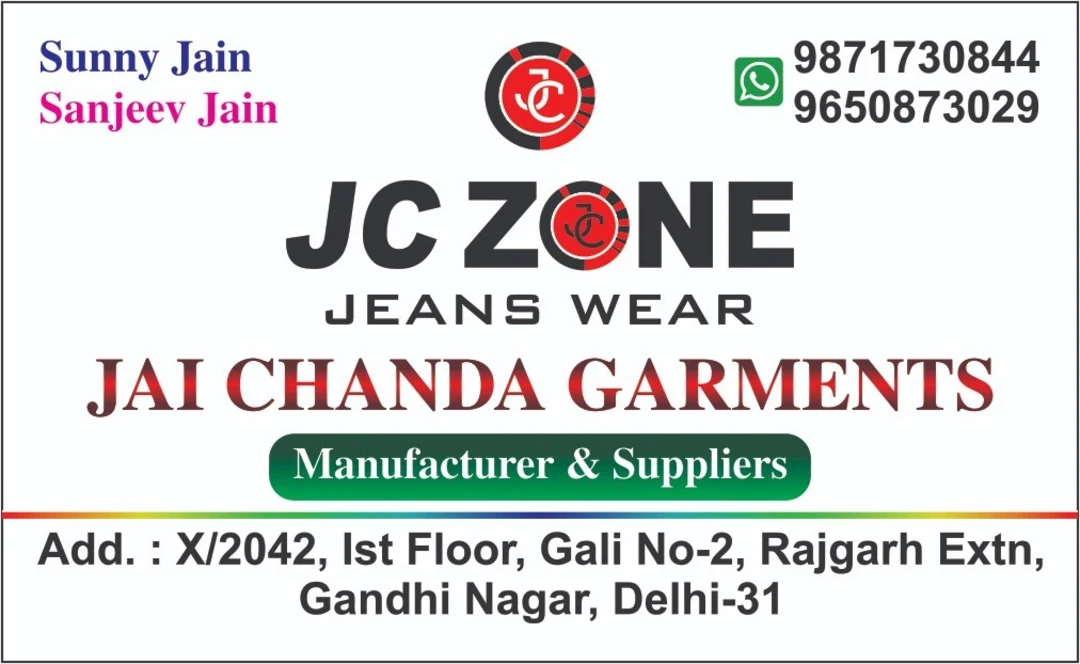 Factory Store Images of Jai Chanda Garments