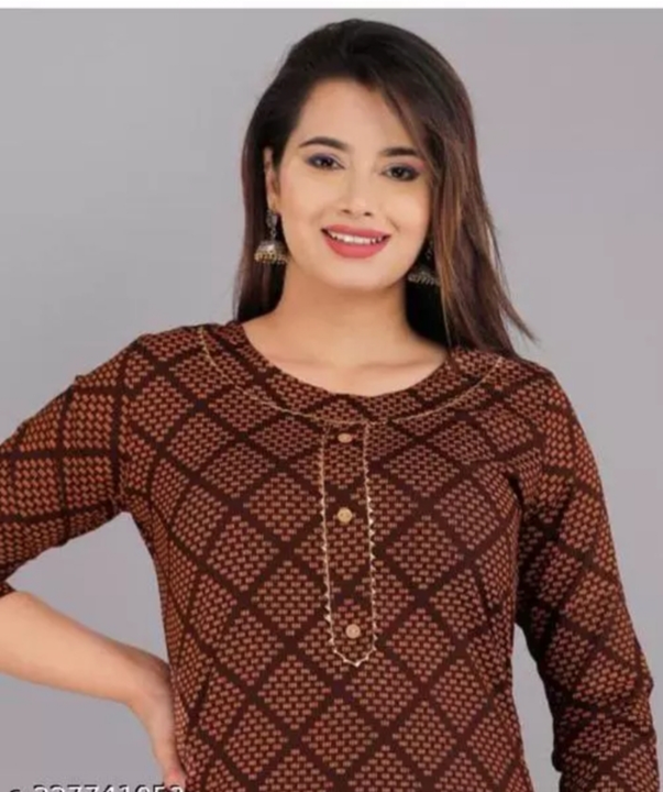 Leone printed kurti uploaded by business on 2/8/2023
