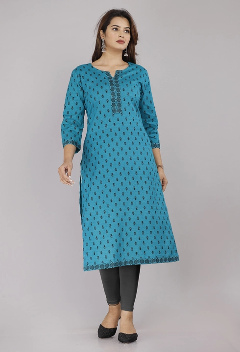 Cottonprinted kurti uploaded by Jaipur textile on 2/8/2023