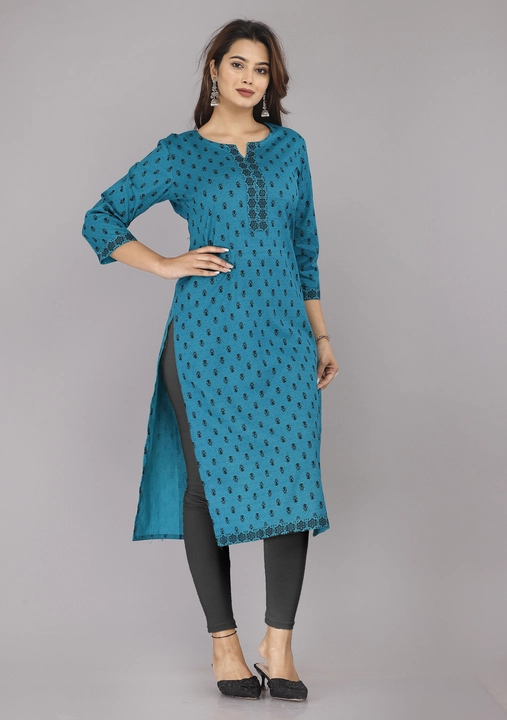 Cottonprinted kurti uploaded by Jaipur textile on 2/8/2023