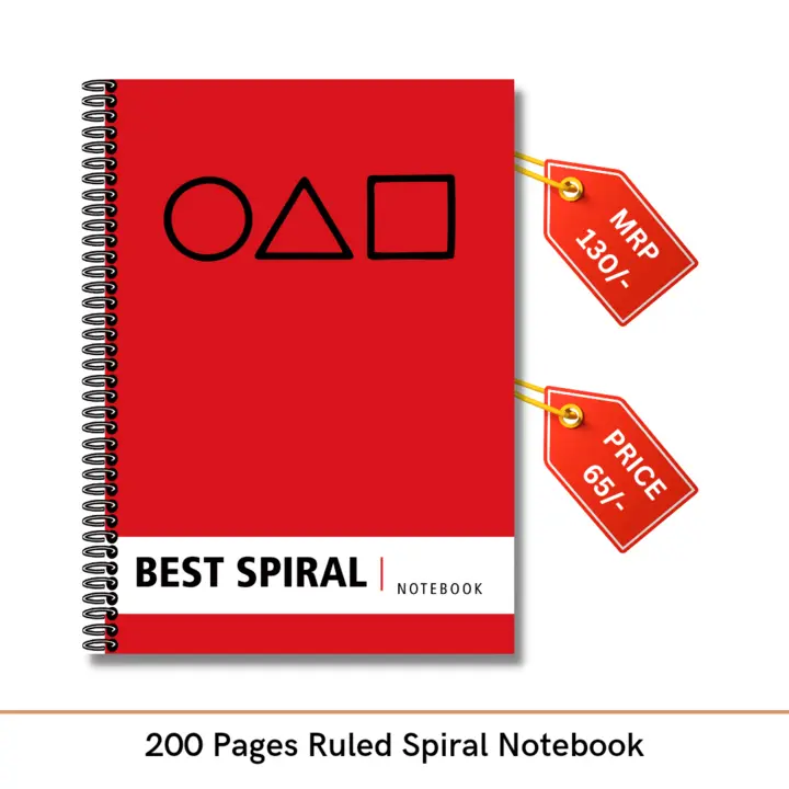 200 Pages Ruled Spiral Notebook  uploaded by Best Spiral Notebook on 5/20/2024