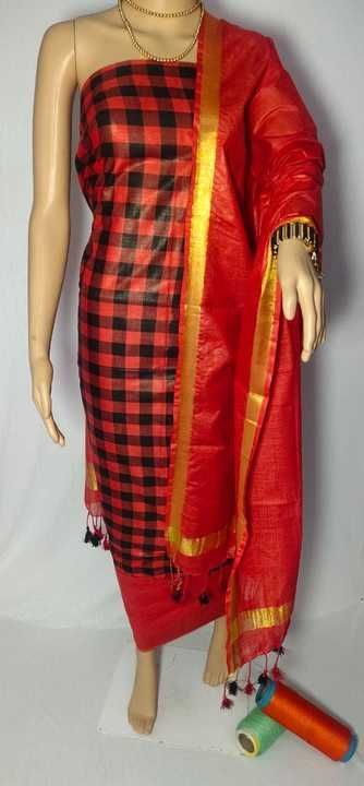 Post image New collection 

Attractive checked design suit materiels

Fabrics :- all pure cotton/ masrijed

Top :- 2.5 MTR in checked

Dupatta :- 2.5 MTR 

Bottom  :- 2.5 MTR 

*My self Md nazish dn handloom
*I am manufacture* all types of bhagalpuri saree's, suit, silk materials
👉🏻my contact number is 
         6204030119
👉🏻I need *wholsellers, reseller's and shopkeepers* Please welcome
👉🏻Direct *booking* my whatsaap link click here ,
https://wa.me/916204030119
👉🏻 *I have reseller's group so please reseller's message me I add you my WhatsApp reseller's group*🙏🏻