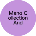 Business logo of Mano collection and Boutique