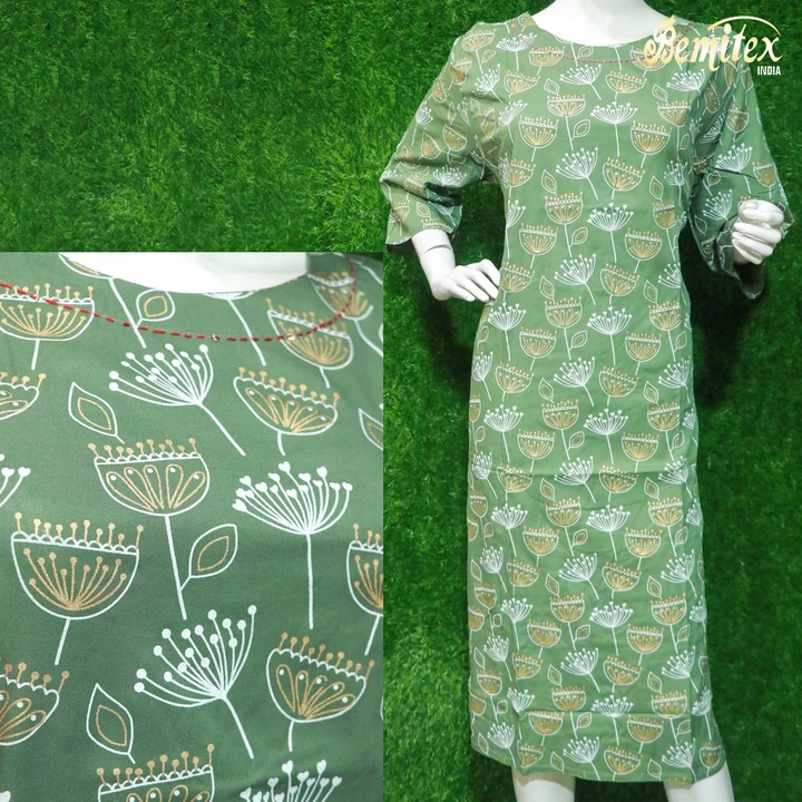 PURE COTTON MUL/CAMRIC KURTIS WITH WORK uploaded by Bemitex india on 2/8/2023