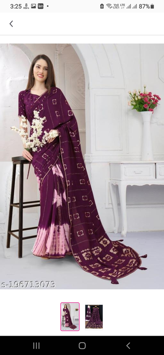 Viscos Weaving Shibori Sarees uploaded by Shree Bhojalram Textile on 2/8/2023