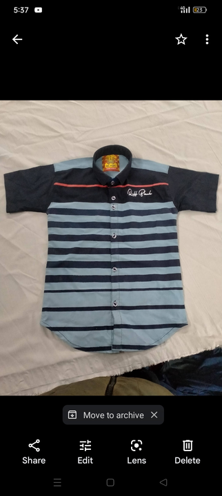 Kid's shirt  uploaded by Mahaveer Ali kii garments on 2/8/2023