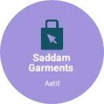 Business logo of Saddam garments