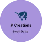Business logo of P creations