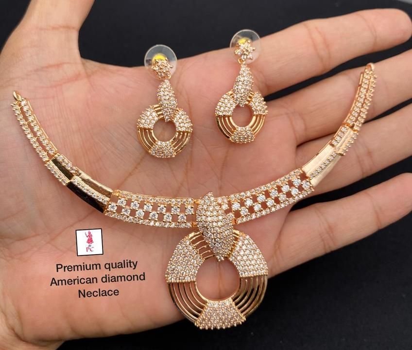 Ad stones necksets uploaded by Fashion jeweller's on 2/19/2021