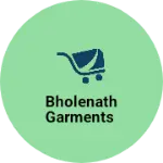 Business logo of Bholenath garments