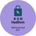 Business logo of K G N hadllom