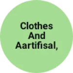 Business logo of Clothes and aartifisal, sringarika