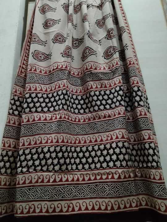 Cotton Block Printed Saree uploaded by Indiana Creations  on 2/19/2021