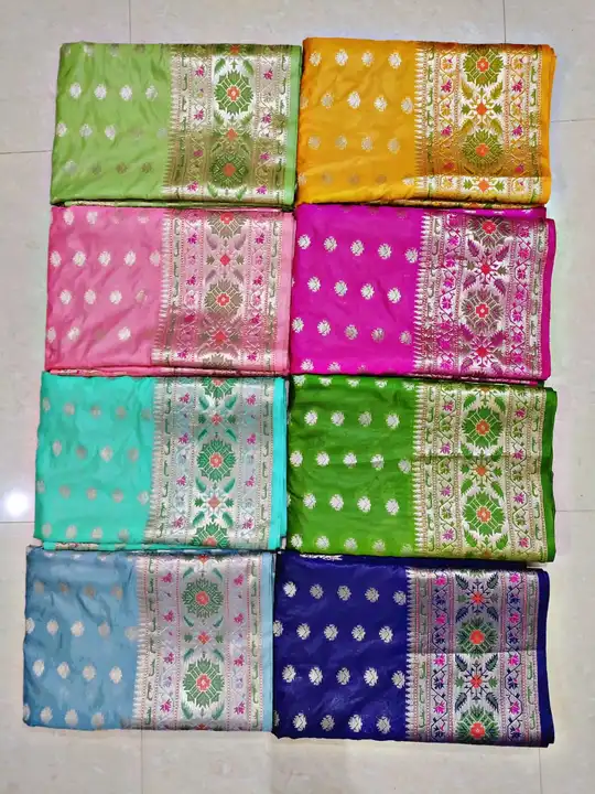 Post image I want 50+ pieces of Saree at a total order value of 100000. I am looking for Katan silk stock available contact us
All colour available ❇️. Please send me price if you have this available.