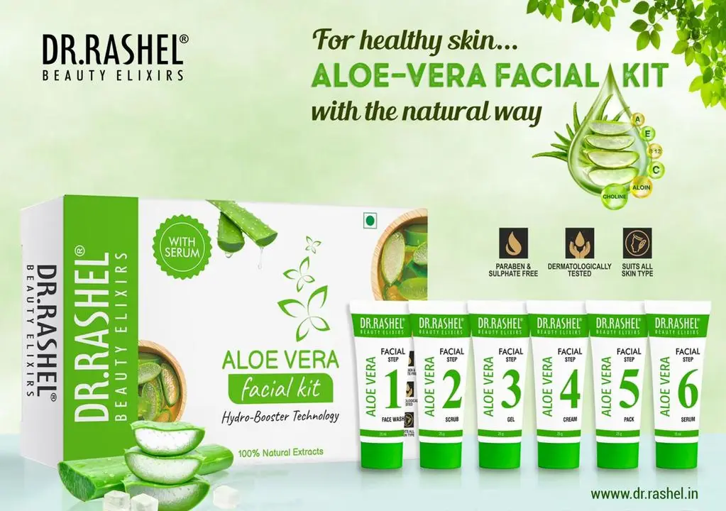 Dr rashil facial kit mini ( Aloevera ) uploaded by business on 2/9/2023