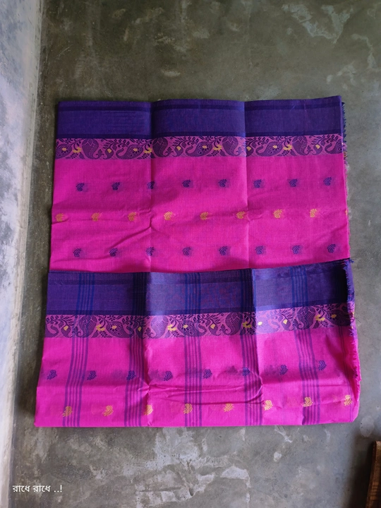 Bengal Tant cotton saree.. uploaded by Maa Laxmi Saree center on 2/9/2023