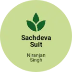 Business logo of Sachdeva suit dupatta