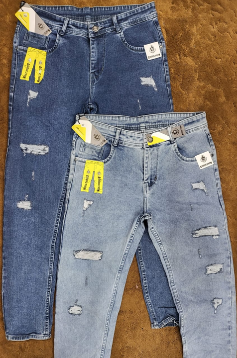 Funky damage jeans  uploaded by Rehan collection on 2/9/2023