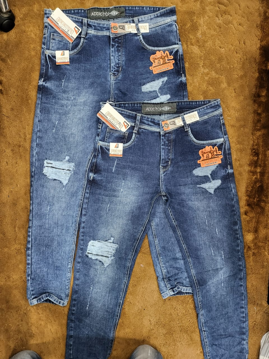 Funky damage jeans  uploaded by Rehan collection on 2/9/2023