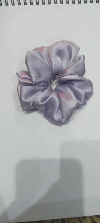 Levender regular size silk scrunchie  uploaded by Cevice collection on 2/9/2023