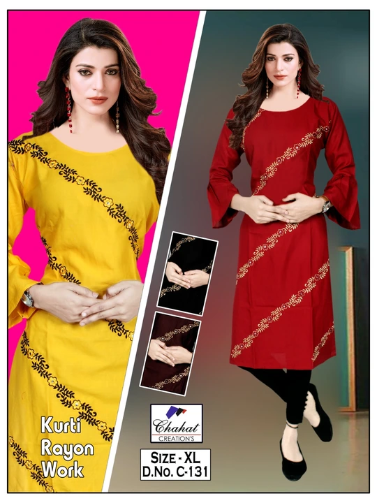 Kurti Rayon Work  uploaded by Asha Garments on 5/30/2024