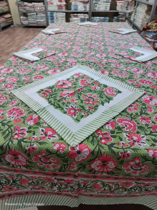 Hand block print table covers  uploaded by Nayab fashion on 5/29/2024