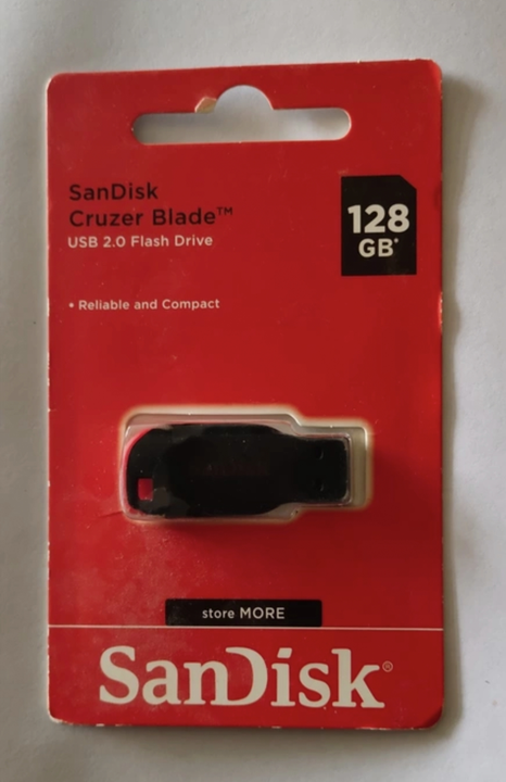 Sandisk pendrive 128 GB high speed pendrive  uploaded by P3 STORS on 5/31/2024