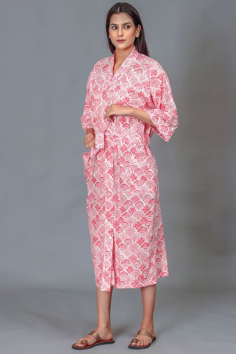 Cotton printed kimono uploaded by SCAN CLOTHES on 2/9/2023