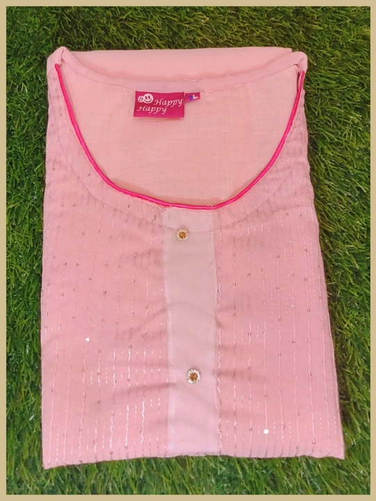 Georgette Kurti - D131- Pink color uploaded by Happy Happy Garment on 2/9/2023