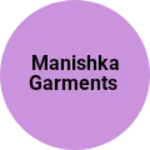 Business logo of Manishka garments
