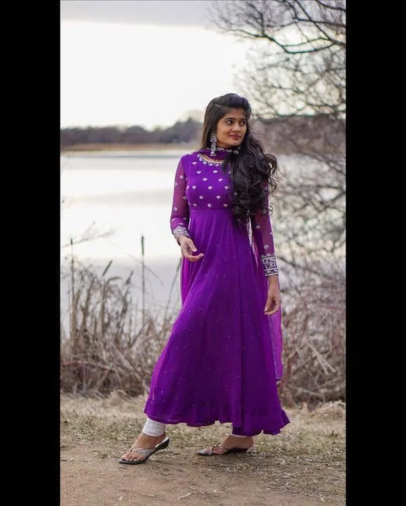 A580 beautiful gawn  uploaded by Narwariya ma Garments  on 2/9/2023