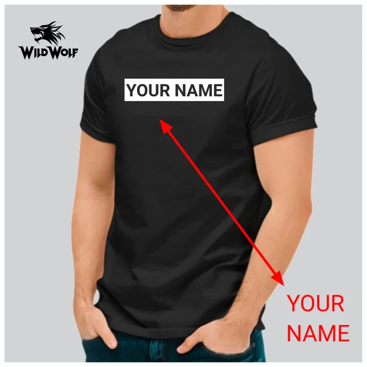 T shirt print your name uploaded by The Broncos India on 2/9/2023
