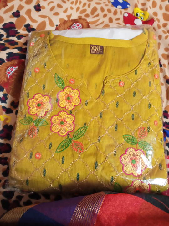 Myra Rayon Embroidered Kurta Bottom Set uploaded by Sarada Collection on 2/9/2023