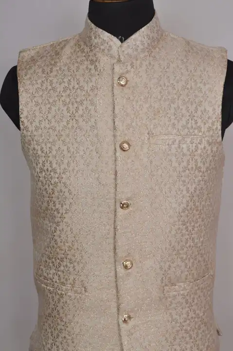 Article:- waistcoat 

Fabric:- Art Silk Zari

Color:- 4

Size:- M:L:XL:2XL

Ratio:-2:2:2:2  uploaded by Avd Evermore Fashion on 2/9/2023