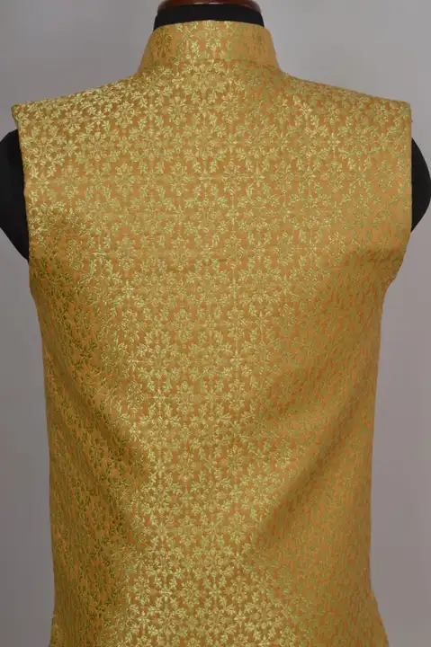 Article:- waistcoat 

Fabric:- Art Silk Zari uploaded by Avd Evermore Fashion on 2/9/2023