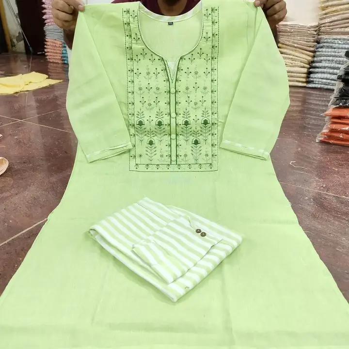 Woman fashion kurti set uploaded by Navdurga stiching  on 2/9/2023