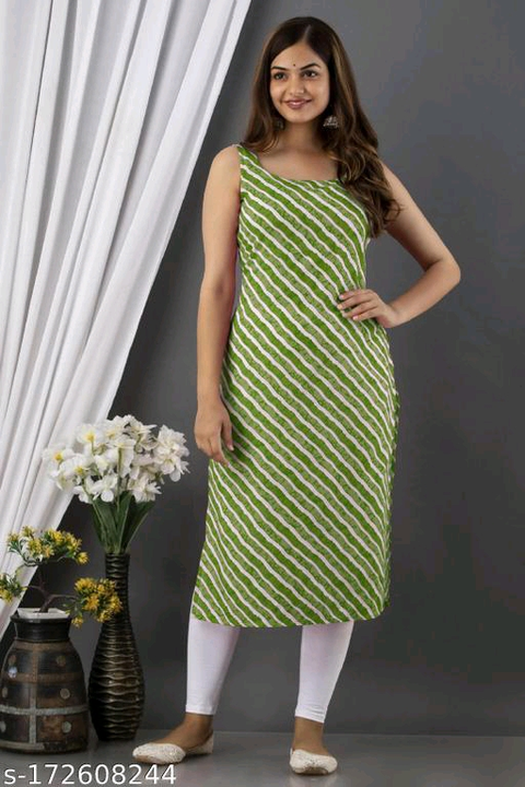 Catalog Name:*Chitrarekha Graceful Kurtis*
Fabric: Cotton
Sleeve Length: Sleeveless
Pattern: Printed uploaded by Silaao Fashion on 2/9/2023