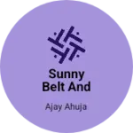 Business logo of Sunny belt and goggles