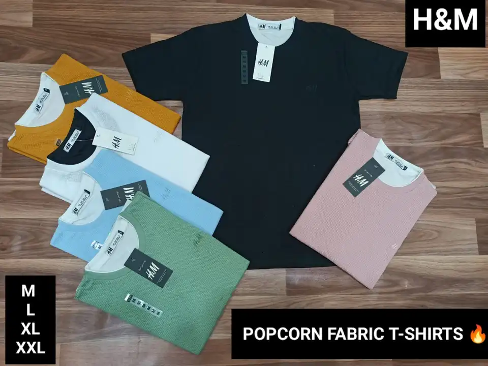 POPCORN FABRIC T-SHIRTS  uploaded by business on 2/9/2023