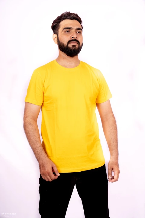 Solid Round Neck T-shirt  uploaded by STE Fashion Pvt Ltd on 2/9/2023