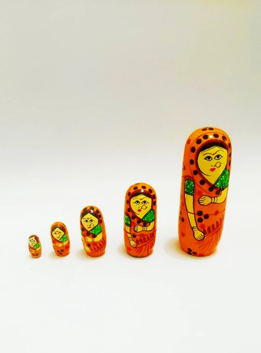 Wooden Russian Matryoshka Dolls  uploaded by Sanskriti Creations on 2/9/2023