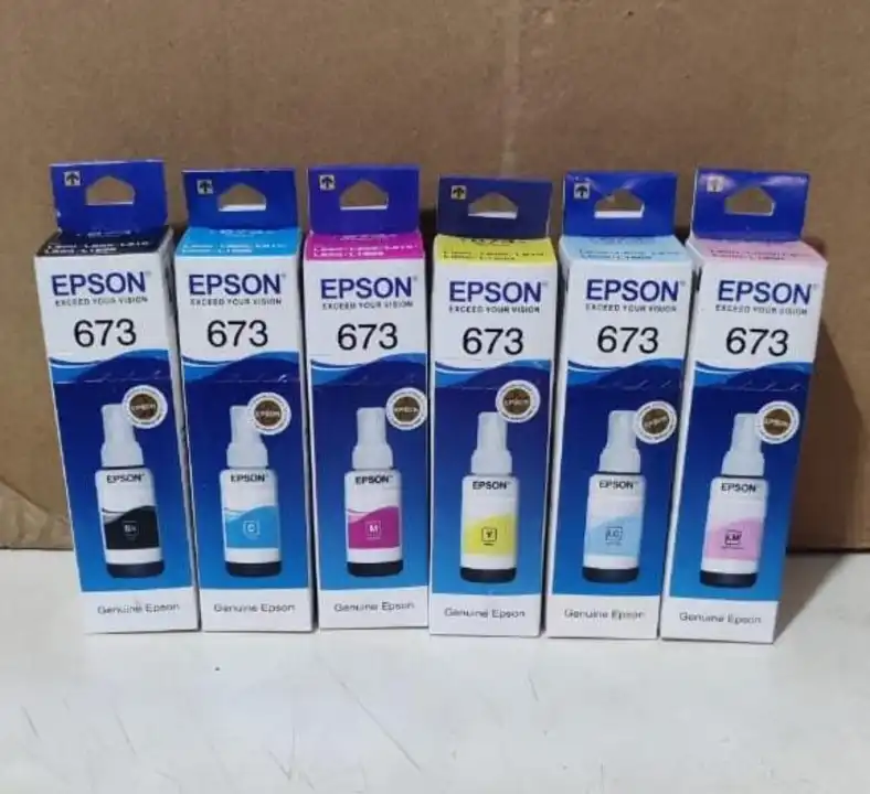 Epson 673 ink cartridge set  uploaded by business on 2/10/2023