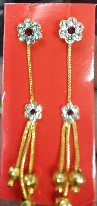 Sui dhaga earing 12 pair price stock clearance item. uploaded by business on 2/19/2021