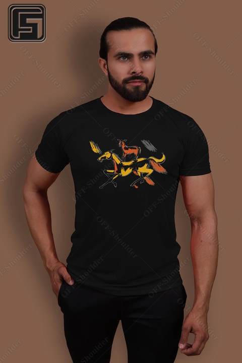 Product image of Mens Round Neck T Shirts, price: Rs. 285, ID: mens-round-neck-t-shirts-ef1f057d
